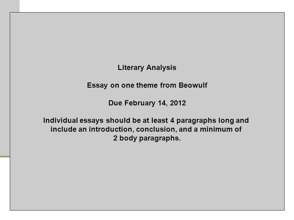 Beowulf Critical Essays